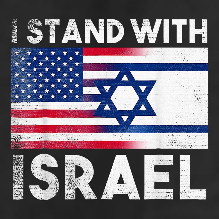 I Stand With Israel Pray For Israel US and Israel Flag Cool Comfort Performance Bucket Hat