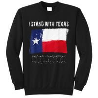 I Stand With Texas Flag Usa State Of Texas Sweatshirt