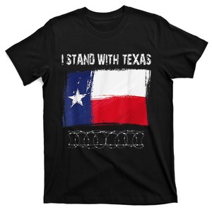 I Stand With Texas Flag Usa State Of Texas T-Shirt