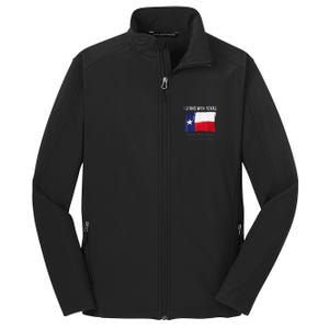 I Stand With Texas Flag Usa State Of Texas Core Soft Shell Jacket