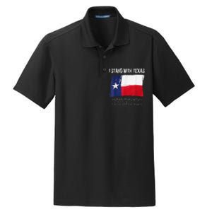 I Stand With Texas Flag Usa State Of Texas Dry Zone Grid Polo