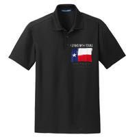 I Stand With Texas Flag Usa State Of Texas Dry Zone Grid Polo