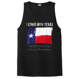 I Stand With Texas Flag Usa State Of Texas PosiCharge Competitor Tank