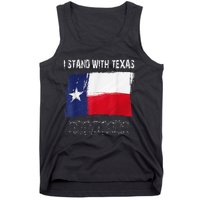 I Stand With Texas Flag Usa State Of Texas Tank Top