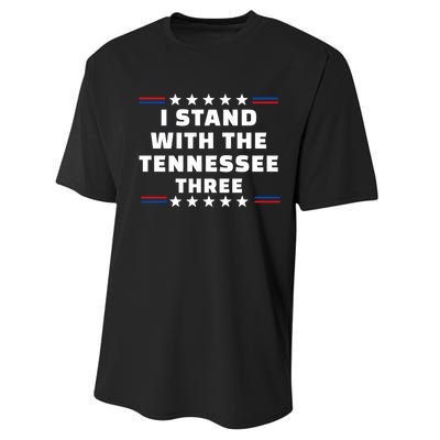 I Stand With The Tennessee Three Novelty & More Clothing Performance Sprint T-Shirt