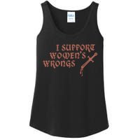 I Support Women Wrongs Women Rights Feminism Ladies Essential Tank