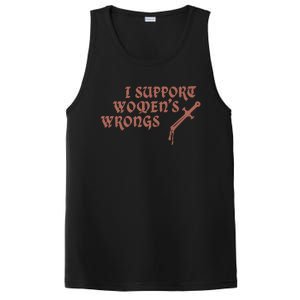 I Support Women Wrongs Women Rights Feminism PosiCharge Competitor Tank