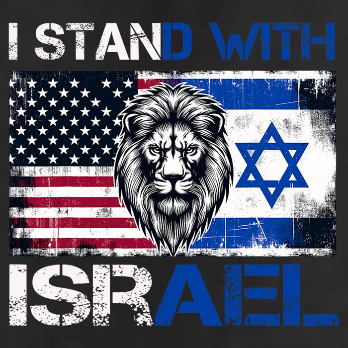 I Stand With Israel US Support Lion Love Israeli Brotherhood Cool Comfort Performance Bucket Hat
