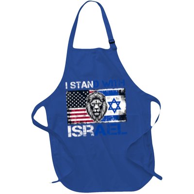 I Stand With Israel US Support Lion Love Israeli Brotherhood Apron