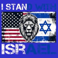I Stand With Israel US Support Lion Love Israeli Brotherhood 16 in Basic Backpack