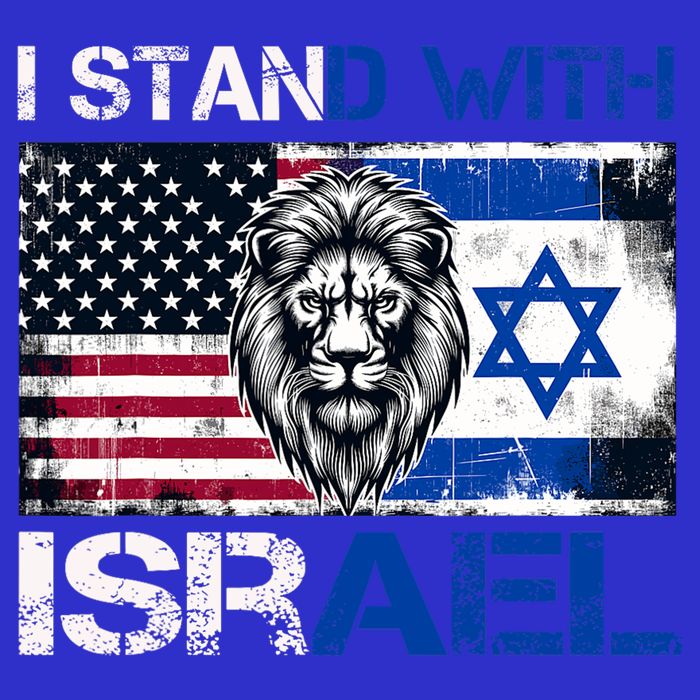 I Stand With Israel US Support Lion Love Israeli Brotherhood 16 in Basic Backpack