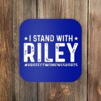 I Stand With Riley Gaines #ProtectWomensSports Coaster