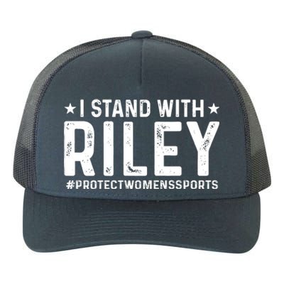 I Stand With Riley Gaines #ProtectWomensSports Yupoong Adult 5-Panel Trucker Hat