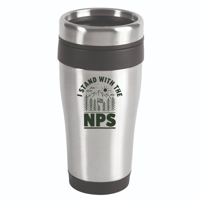 I Stand With The Nps National Park Support 16oz Travel Tumbler