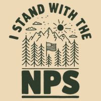 I Stand With The Nps National Park Support Drawstring Bag