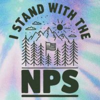 I Stand With The Nps National Park Support Legacy Tie Dye Trucker Hat