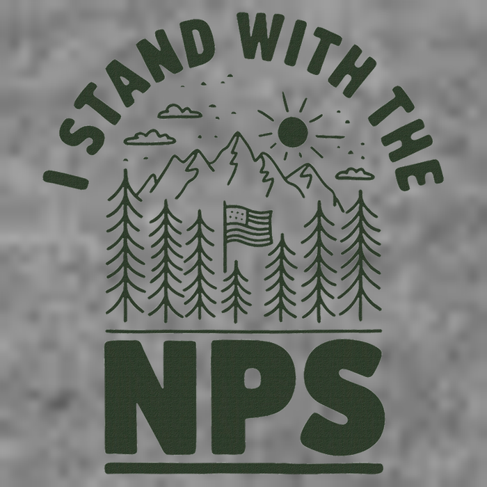 I Stand With The Nps National Park Support Tall Hoodie
