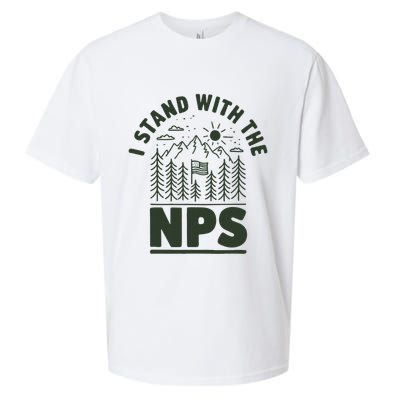I Stand With The Nps National Park Support Sueded Cloud Jersey T-Shirt