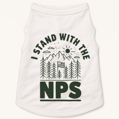 I Stand With The Nps National Park Support Doggie Tank