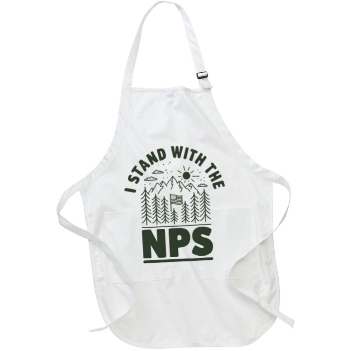 I Stand With The Nps National Park Support Apron
