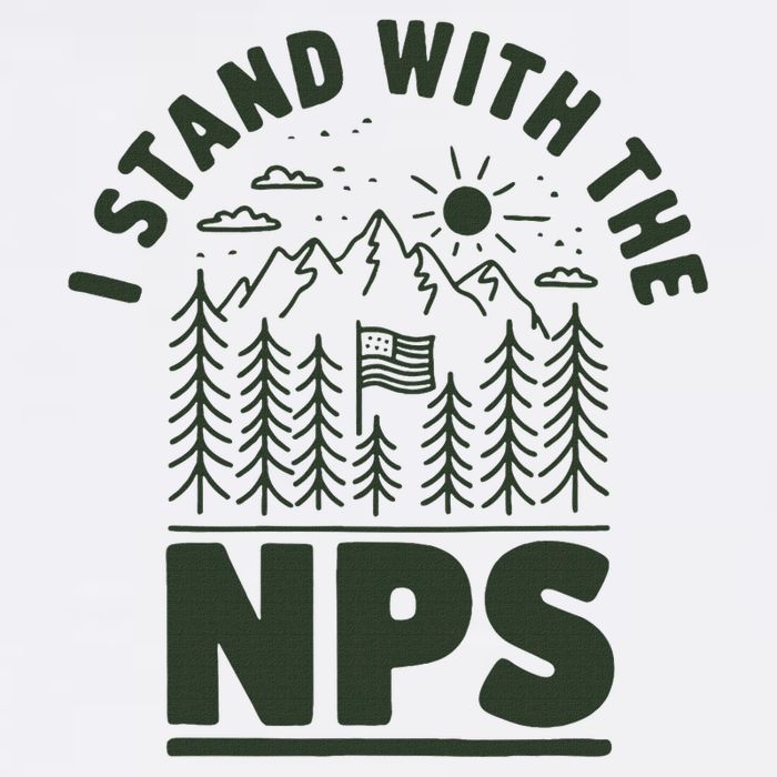 I Stand With The Nps National Park Support Apron