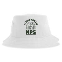 I Stand With The Nps National Park Support Sustainable Bucket Hat