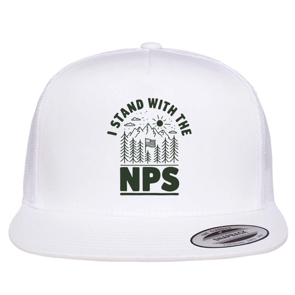 I Stand With The Nps National Park Support Flatbill Hat