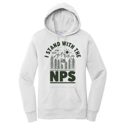 I Stand With The Nps National Park Support Women's Pullover Hoodie