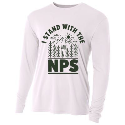 I Stand With The Nps National Park Support Cooling Performance Long Sleeve Crew