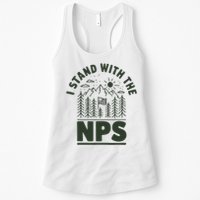 I Stand With The Nps National Park Support Womens Tank Top