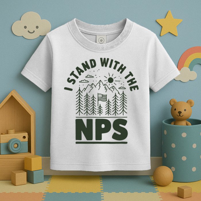 I Stand With The Nps National Park Support Toddler T-Shirt