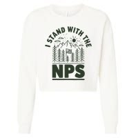 I Stand With The Nps National Park Support Cropped Pullover Crew