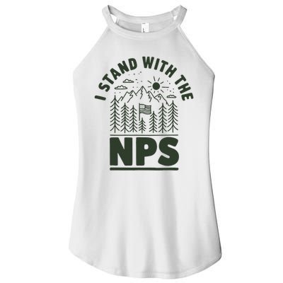 I Stand With The Nps National Park Support Women's Perfect Tri Rocker Tank