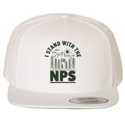 I Stand With The Nps National Park Support Wool Snapback Cap