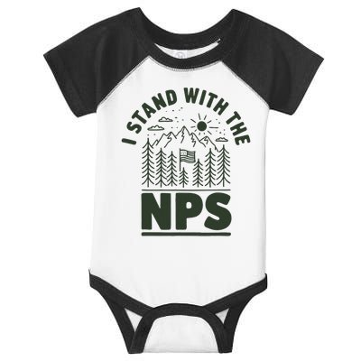 I Stand With The Nps National Park Support Infant Baby Jersey Bodysuit
