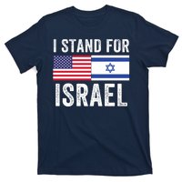 I Stand With Israel Usa Israeli Flag Jewish I Love Israel I Support Israel T-Shirt