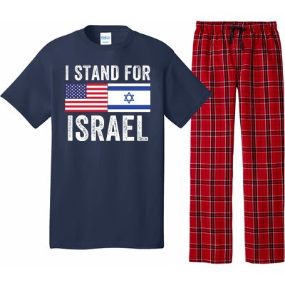 I Stand With Israel Usa Israeli Flag Jewish I Love Israel I Support Israel Pajama Set