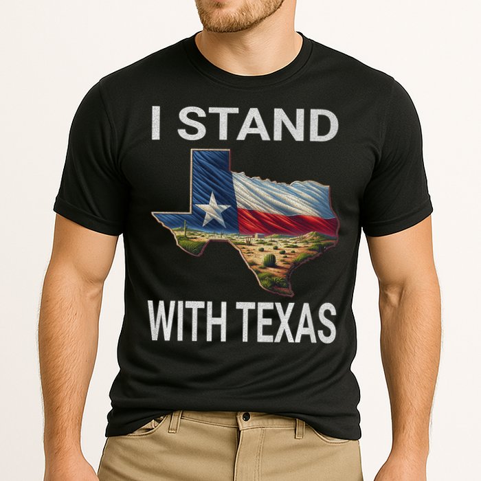 I Stand With Texas I Support Texas Performance Shirt
