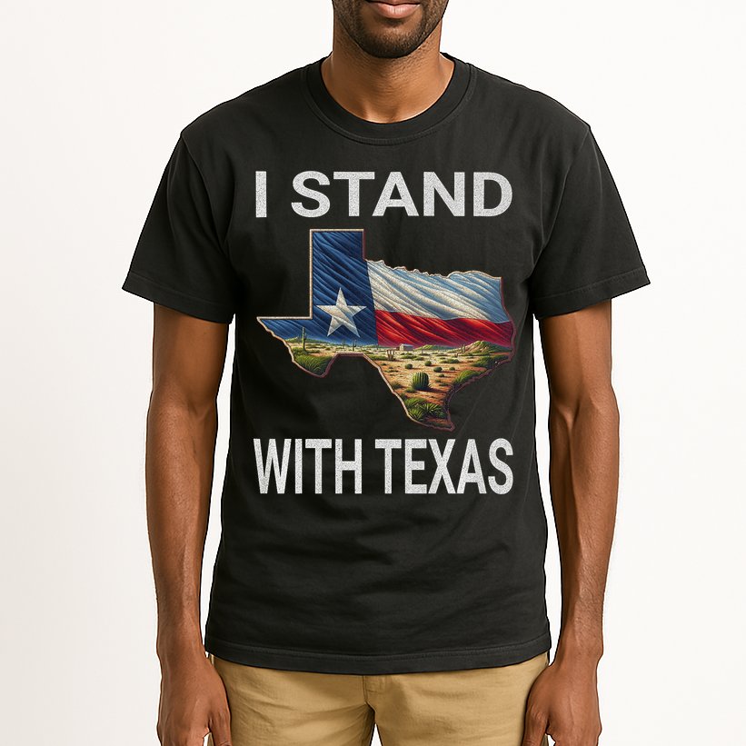 I Stand With Texas I Support Texas Tall T-Shirt