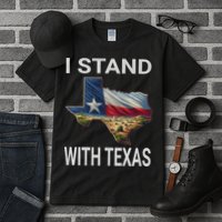 I Stand With Texas I Support Texas Tall T-Shirt