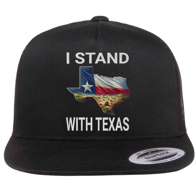 I Stand With Texas I Support Texas Flatbill Hat