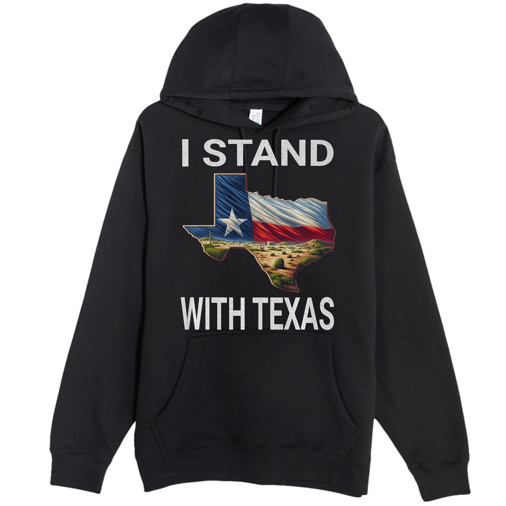 I Stand With Texas I Support Texas Premium Pullover Hoodie
