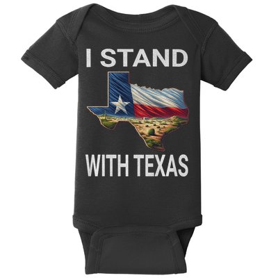 I Stand With Texas I Support Texas Baby Bodysuit