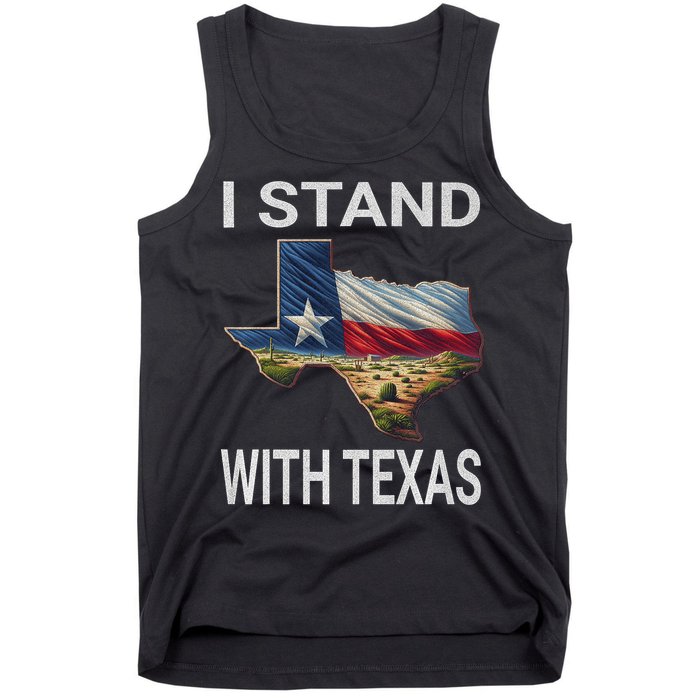 I Stand With Texas I Support Texas Tank Top