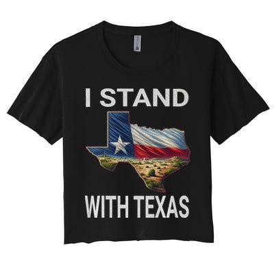I Stand With Texas I Support Texas Crop Top