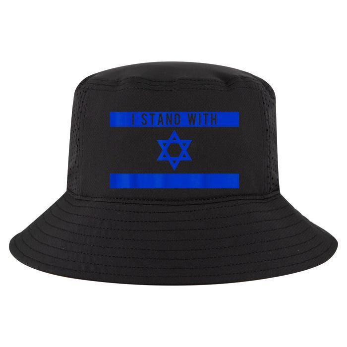 I Stand With Israel Cool Comfort Performance Bucket Hat