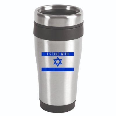 I Stand With Israel 16oz Travel Tumbler