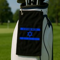 I Stand With Israel Golf Towel