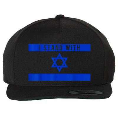 I Stand With Israel Wool Snapback Cap