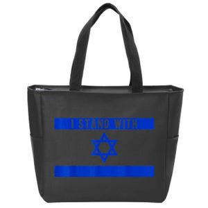 I Stand With Israel Zip Tote Bag